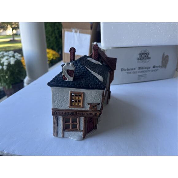 Dept 56 The Old Curiosity Shop Heritage Dickens Village Series 1987 Box & Light - Picture 6 of 11